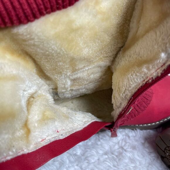 Dream Pairs KLOVE Girl's Winter Snow Boots Warm Walking Mid Calf Shoes SZ1 - Picture 9 of 11